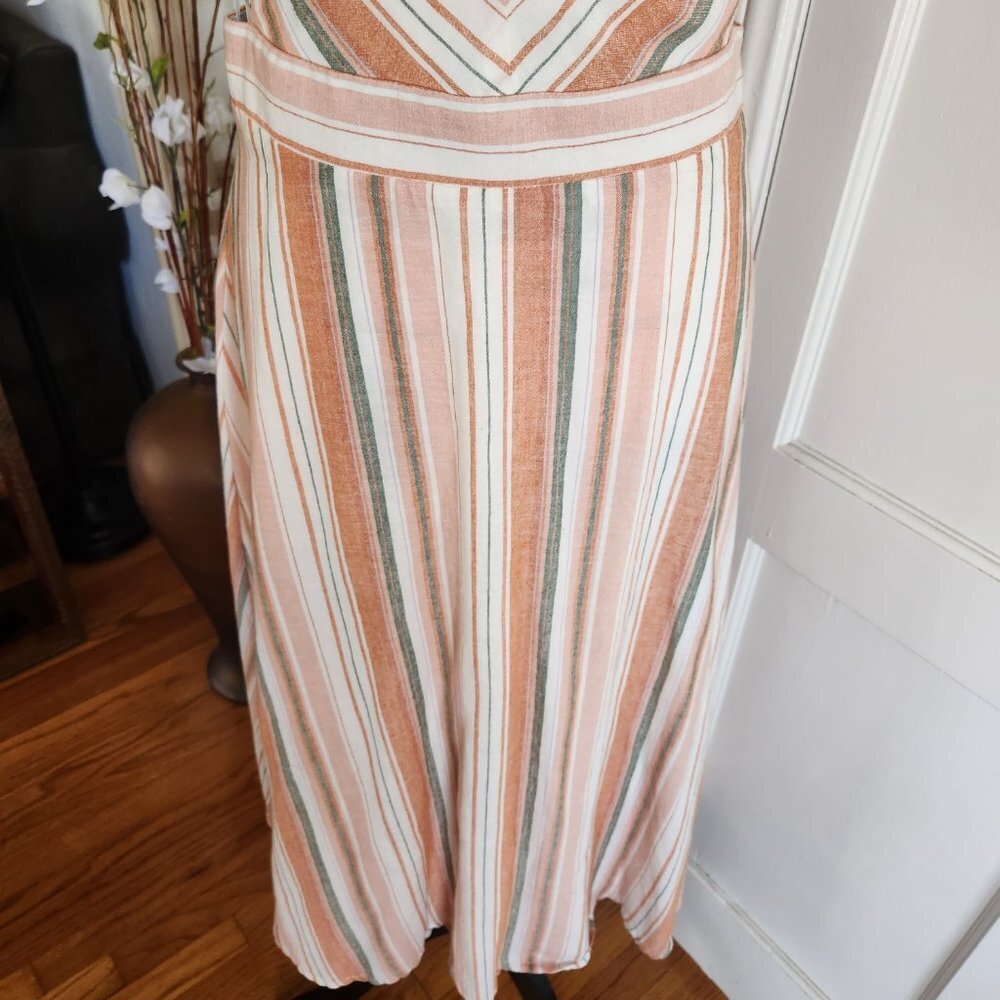 Gilli Striped Sleeveless Dress NWT Sz M - Picture 3 of 11